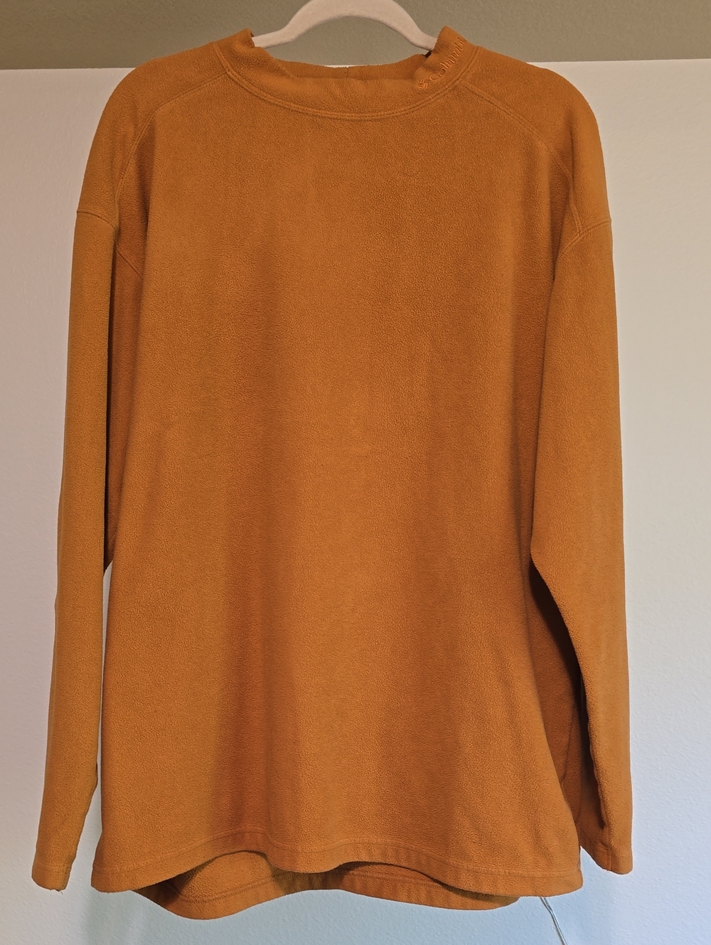 Columbia Men's Vintage Crewneck Sweater in Burnt Orange